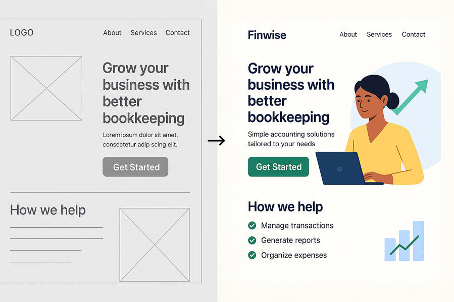 Website accessible on all devices with UX Designed solution
